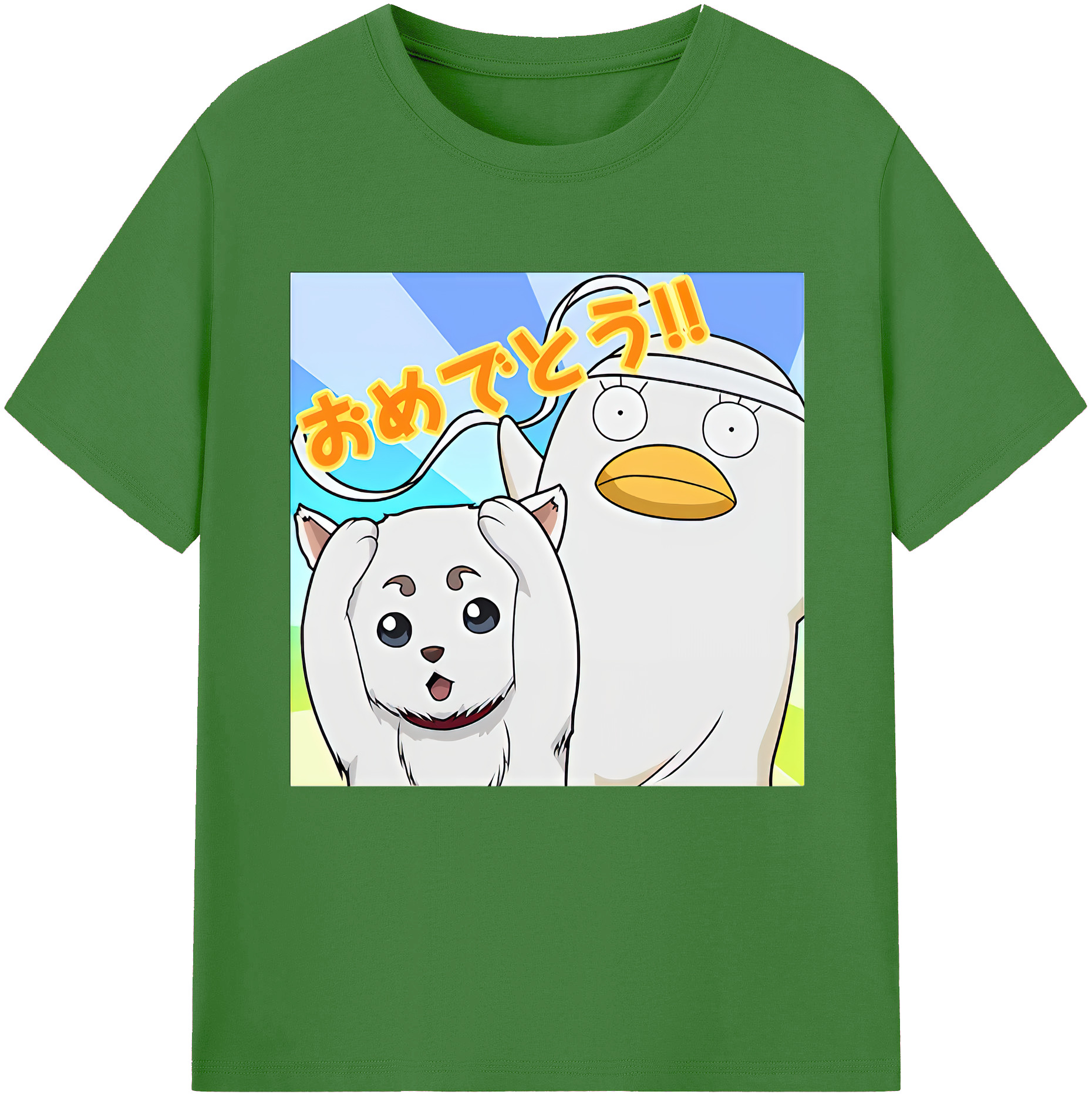 （画像用） ぎんたま 坂田銀時（さかたぎんとき） 神楽 志村新八（しむら しんぱち） GINTAMA Sakata Gintoki Kagura Shimura Shinpachi レディースカジュアルプリントTシャツ（綿100％）